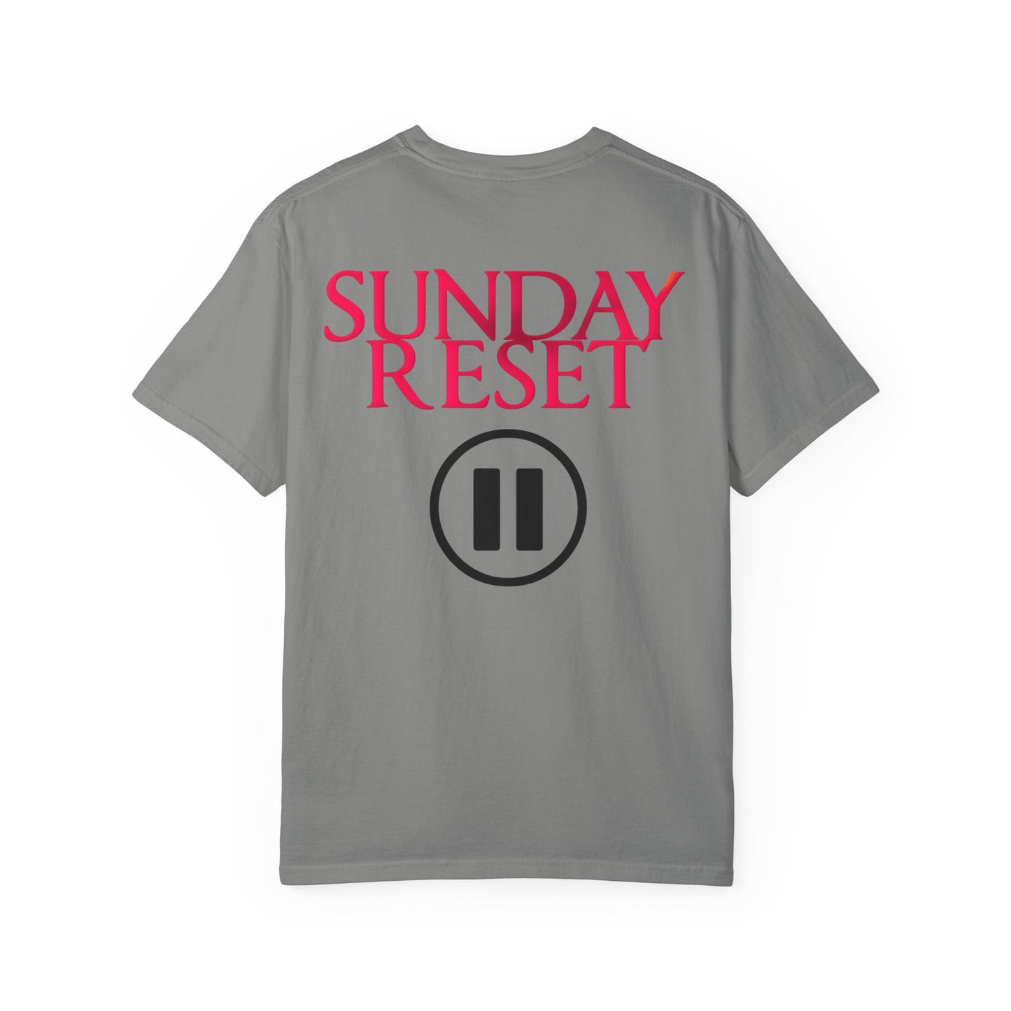 T-Shirt Sunday Reset Unisex Garment-Dyed