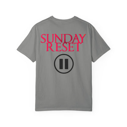 T-Shirt Sunday Reset Unisex Garment-Dyed