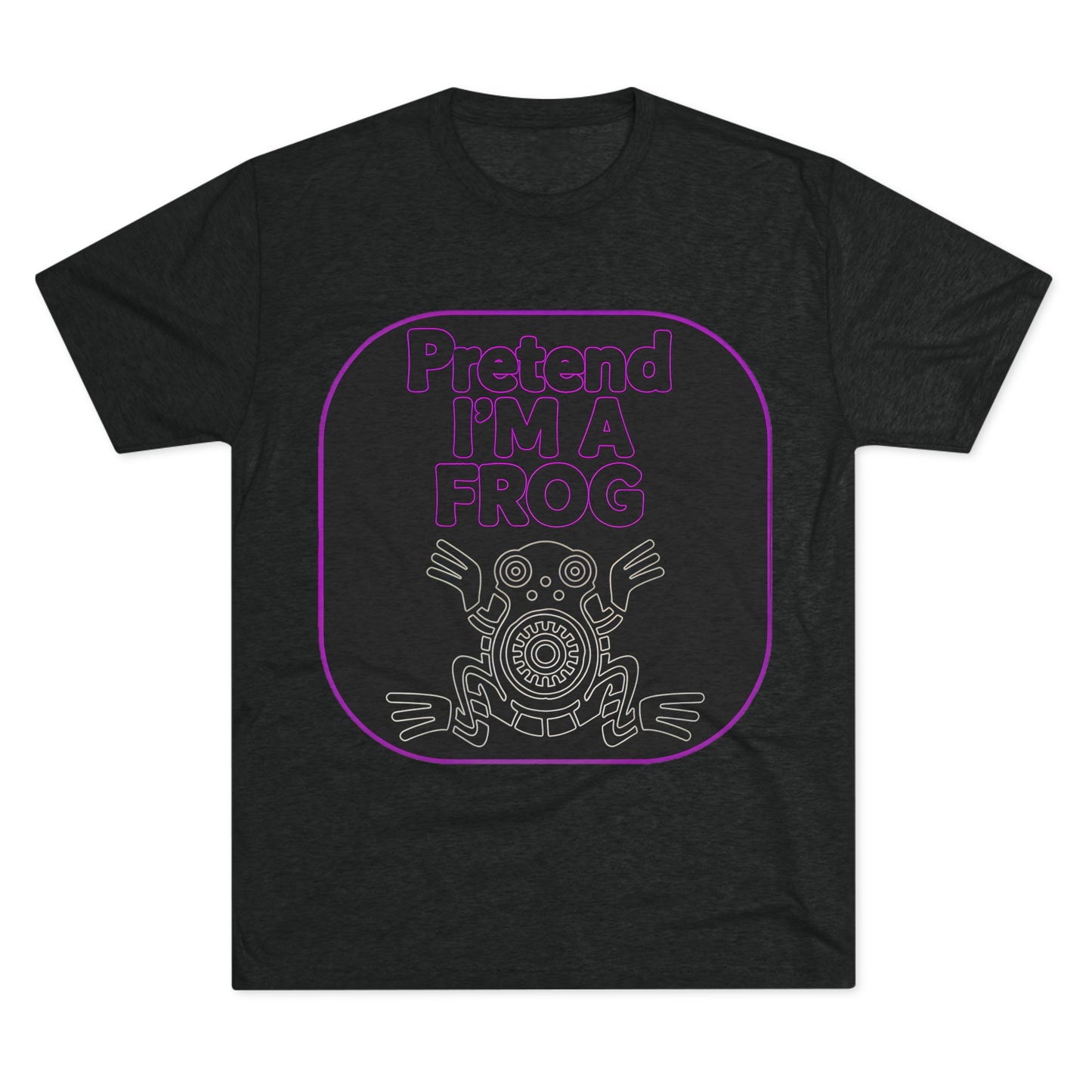 Funny Frog Unisex Tee - Pretend I Am a Frog Design