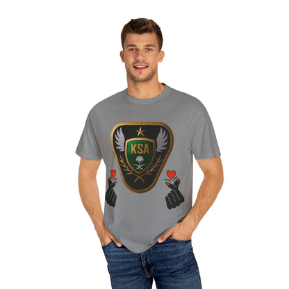 KSA Emblem Unisex T-Shirt, Casual Tee, Gift for Her/Him, Funny Shirt, Everyday Wear, Unique Graphic Top