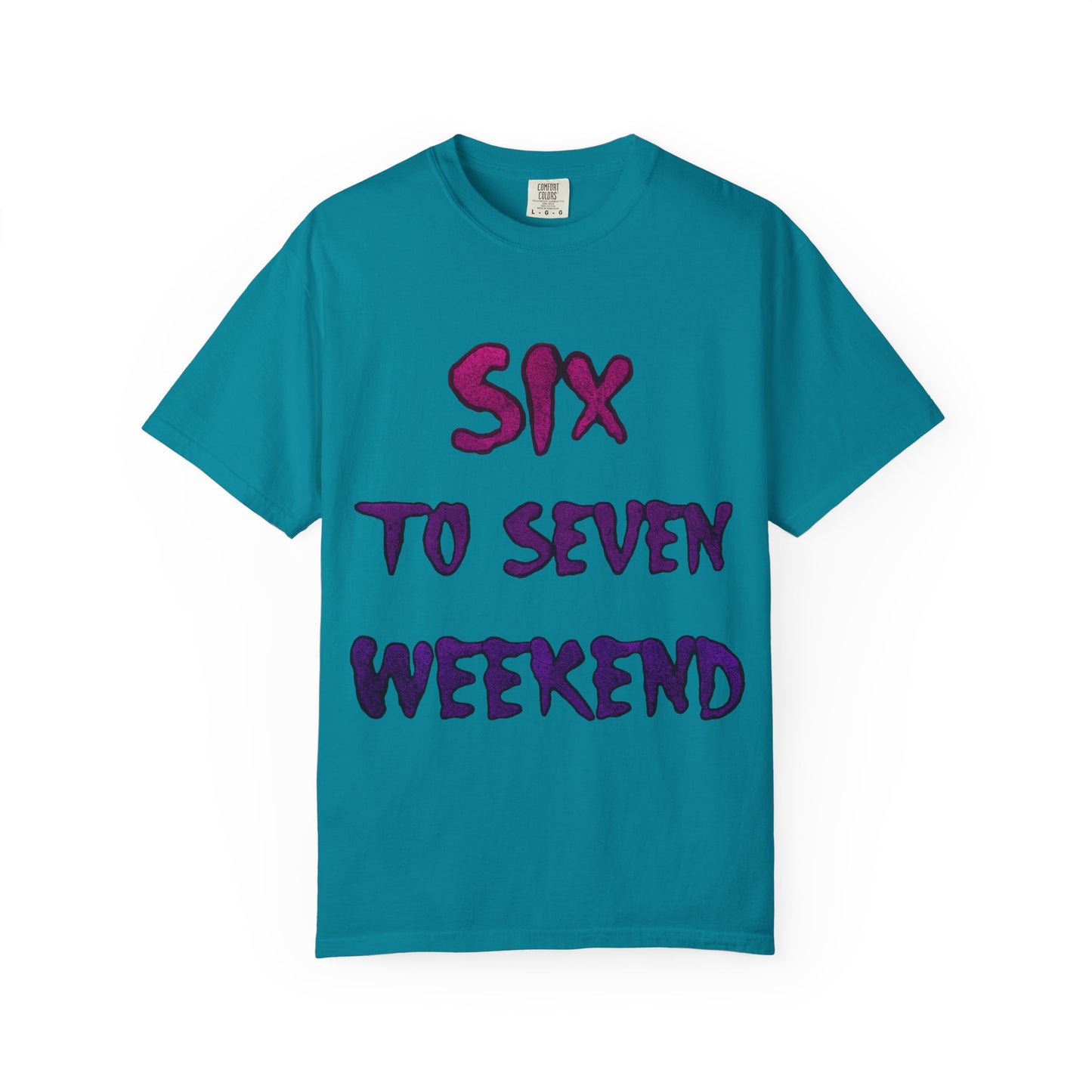 Unisex T-shirt 6-7 WEEKEND Garment-Dyed Tee