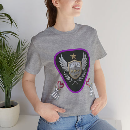 T-Shirt QATAR LOVE Unisex Jersey Short Sleeve Tee