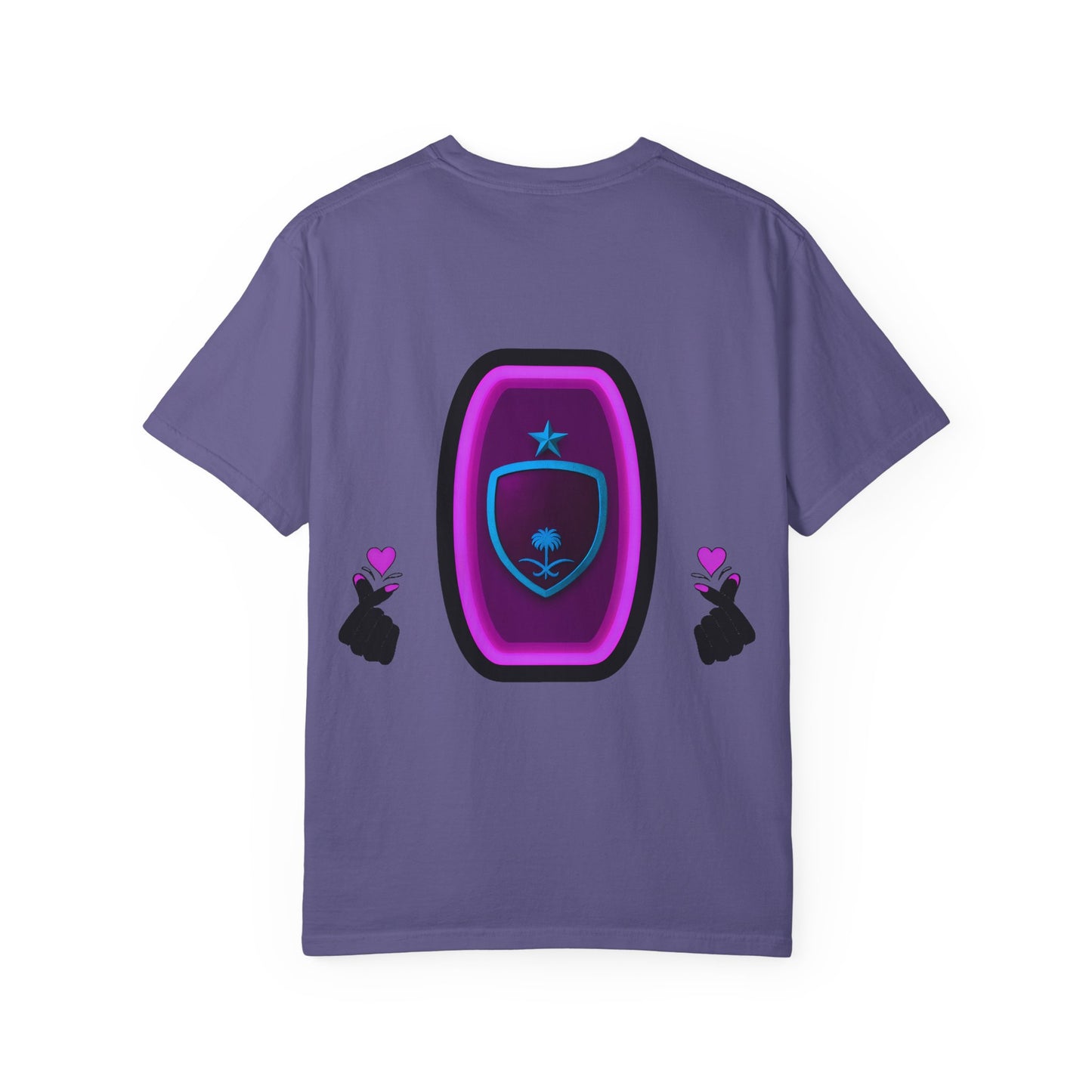 KSA Inspired Unisex Garment-Dyed T-shirt | Casual Style Tee, Graphic Shirt, Unique Design, Gift for Fans, Summer Fashion