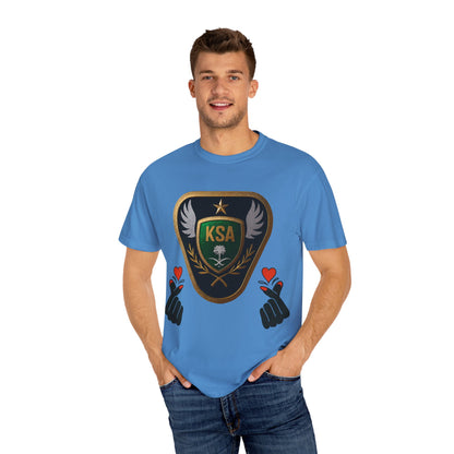 KSA Emblem Unisex T-Shirt, Casual Tee, Gift for Her/Him, Funny Shirt, Everyday Wear, Unique Graphic Top