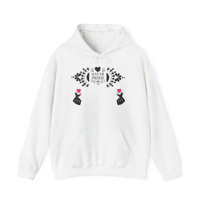 Pride Hooded Sweatshirt, Unisex  Qatar Pride Sweatshirt, Pride Gift, Festival Clothing