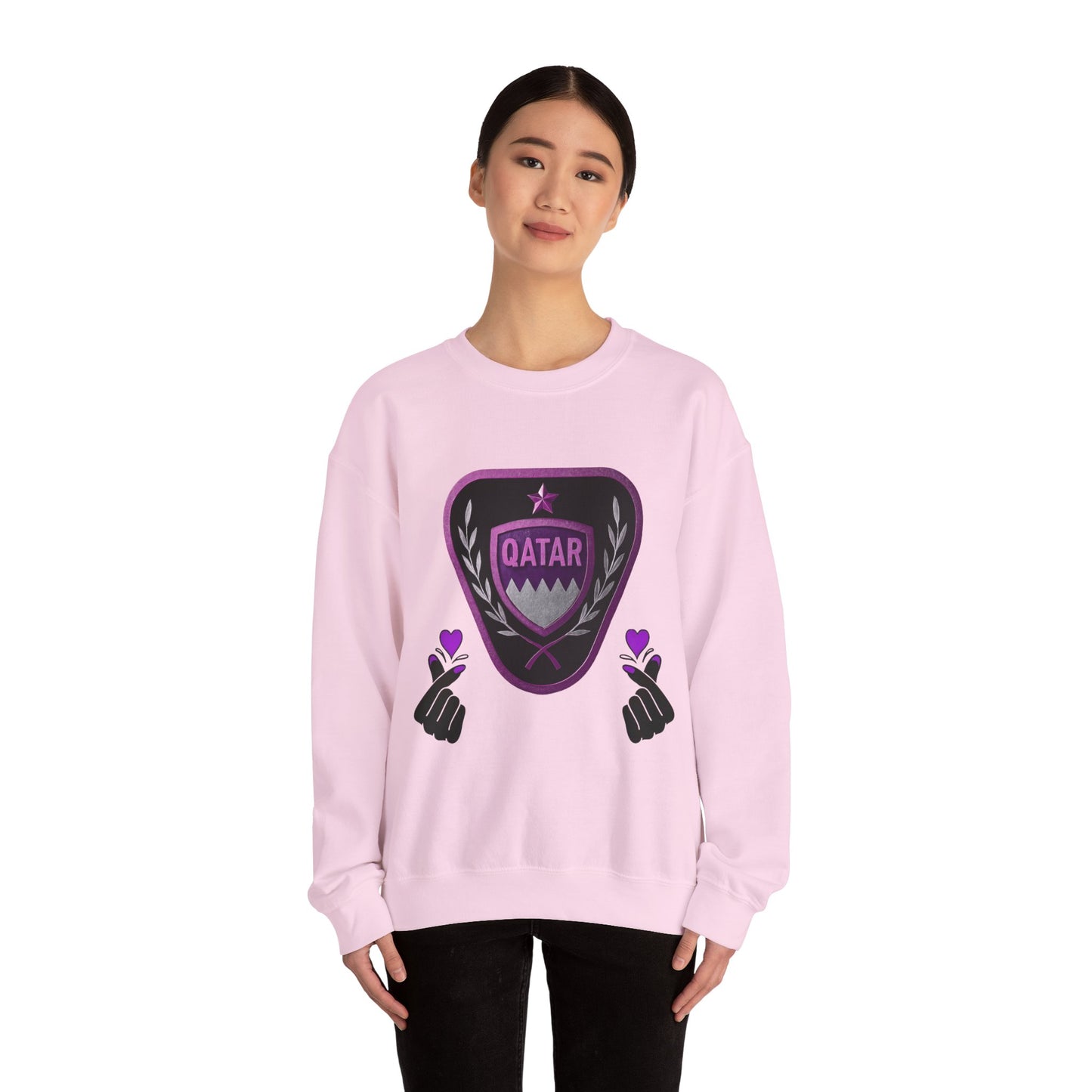 Unisex Sweatshirt qatra Love and Pride Design