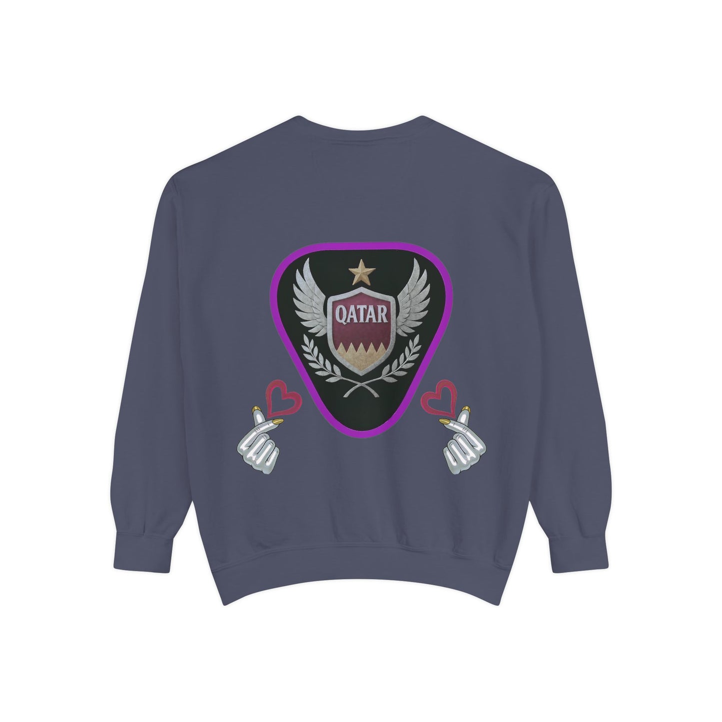 Qatar-Inspired Unisex Sweatshirt, Cozy Gift for Sports Fans, Stylish Casualwear, Travel Apparel, Souvenir from Qatar