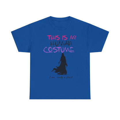 Cotton Tee - 'THIS IS MY HUMAN COSTUME'