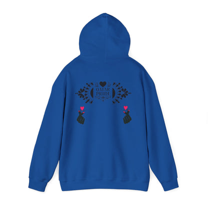 Pride Hooded Sweatshirt, Unisex  Qatar Pride Sweatshirt, Pride Gift, Festival Clothing