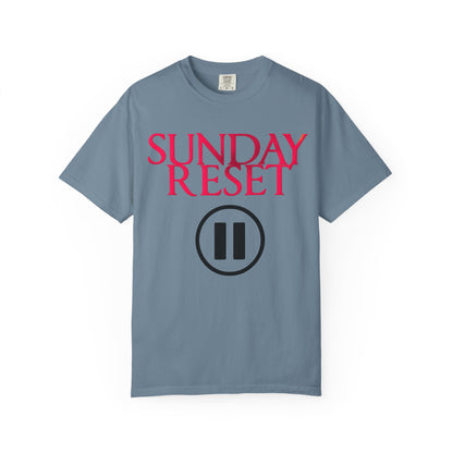 T-Shirt Sunday Reset Unisex Garment-Dyed