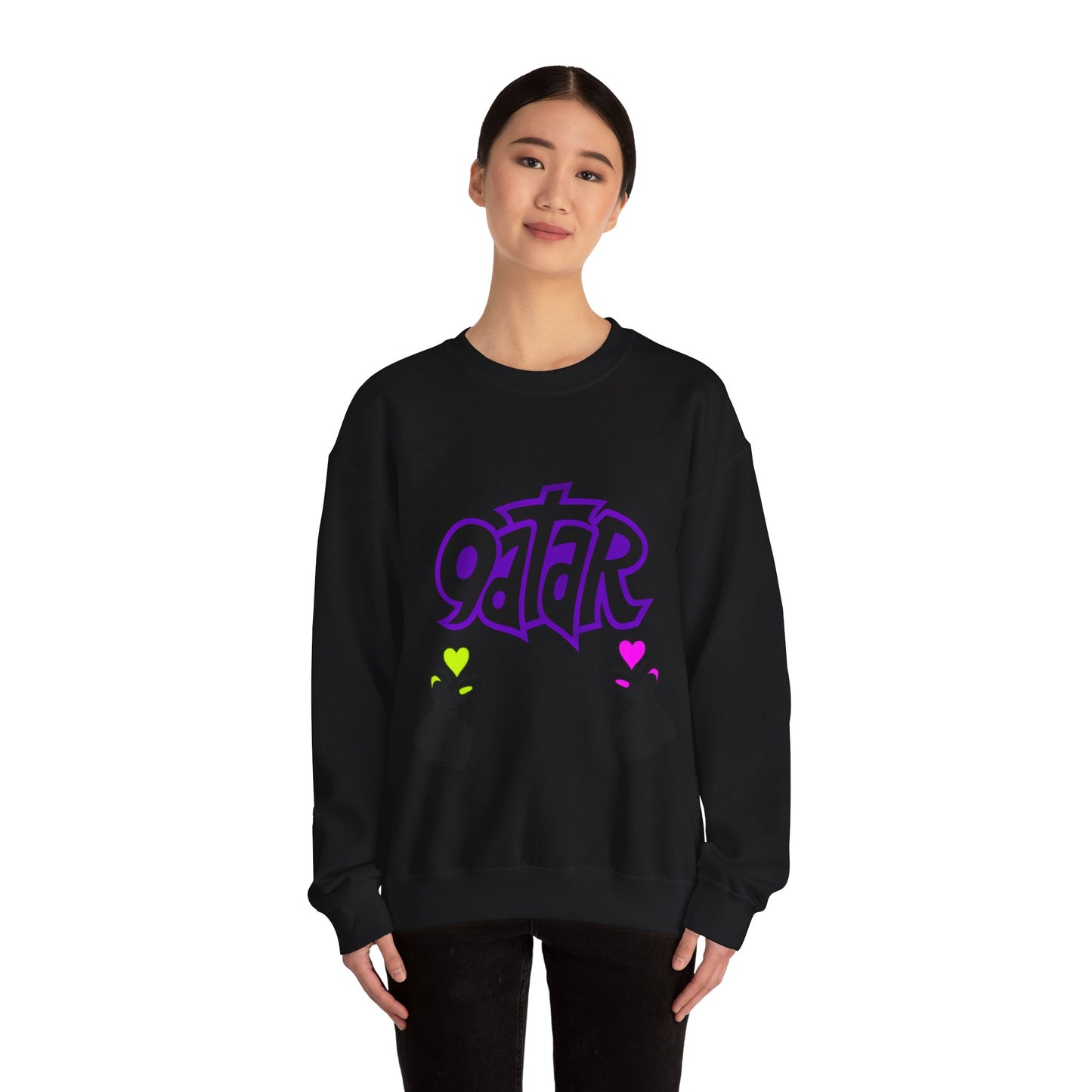 Colorful Qatar Unisex Sweatshirt, Cozy Fall Apparel, Unique Gift, Travel Inspired, Streetwear, Casual Wear