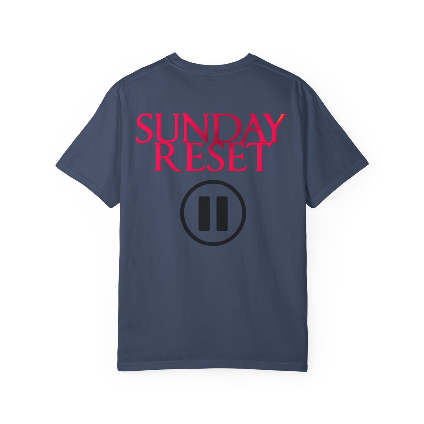 T-Shirt Sunday Reset Unisex Garment-Dyed