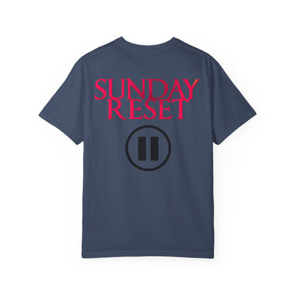 T-Shirt Sunday Reset Unisex Garment-Dyed