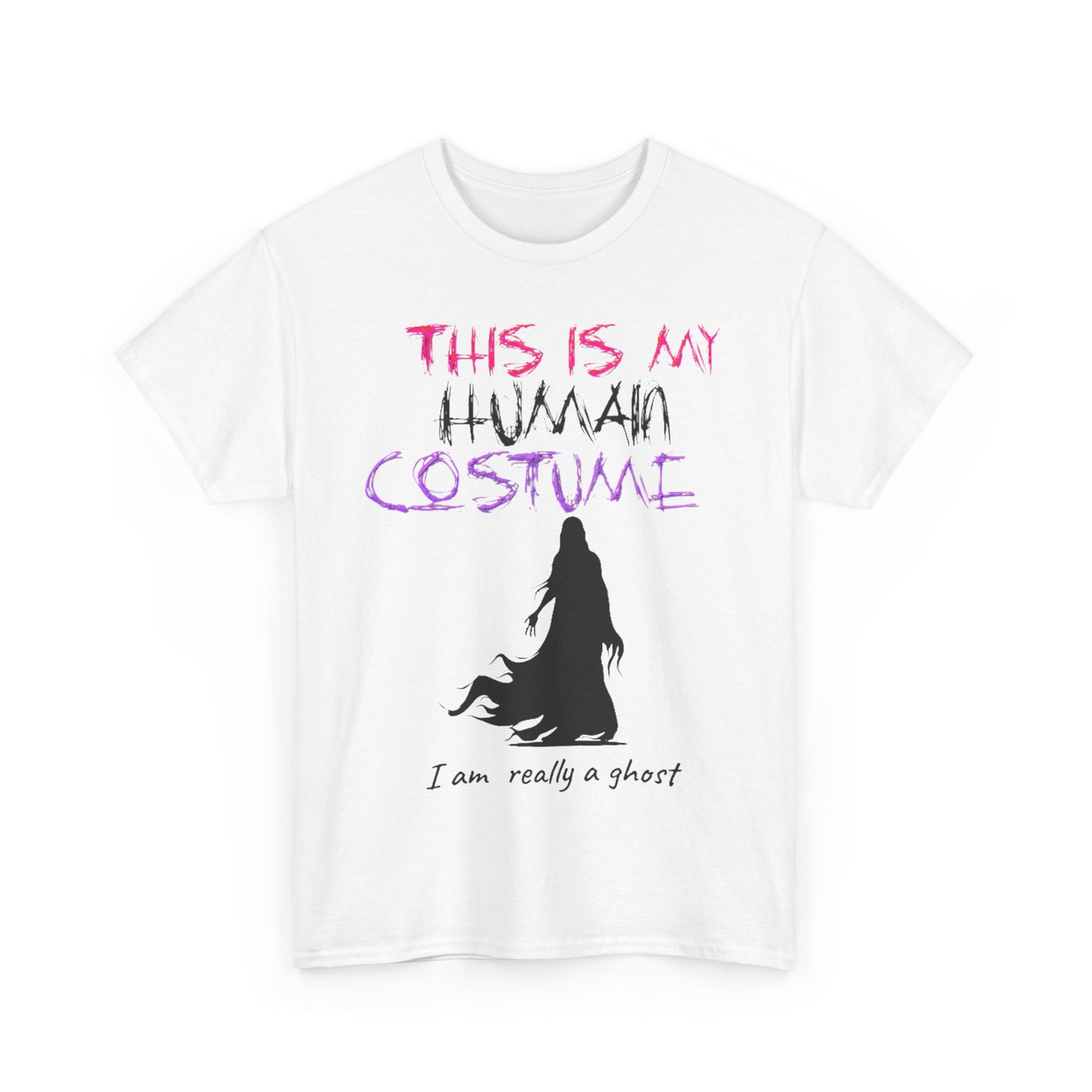 Cotton Tee - 'THIS IS MY HUMAN COSTUME'