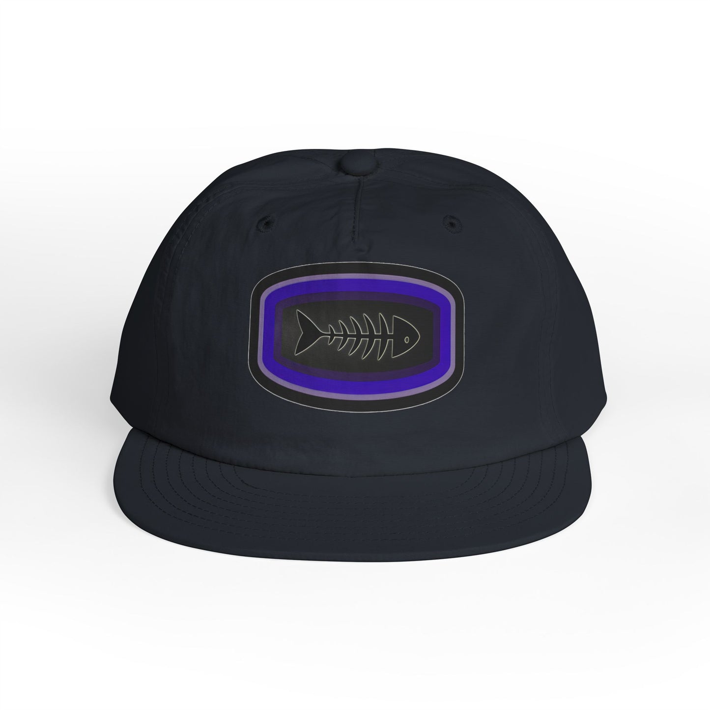 Surf Cap - Fish Skeleton Design