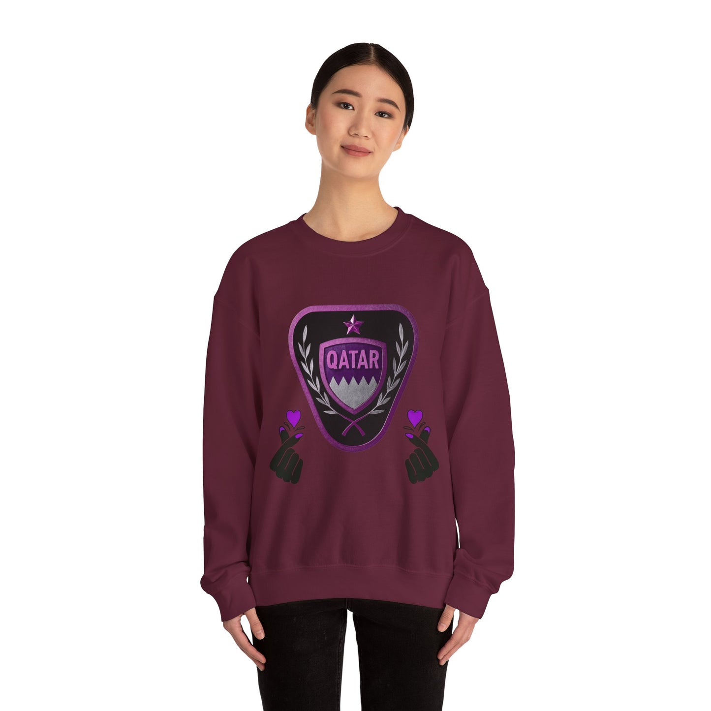 Unisex Sweatshirt qatra Love and Pride Design