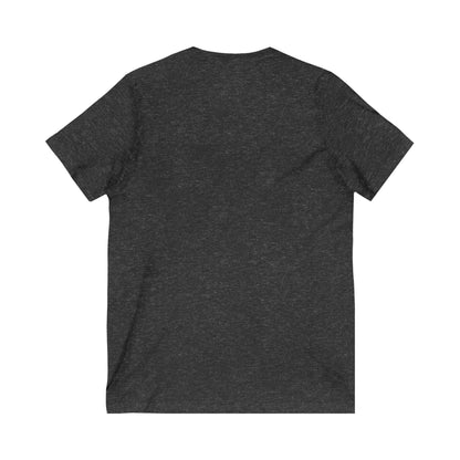 Stylish Qatar Shield V-Neck Tee, Casual T-Shirt for Wanderlust, Travel Shirt, Gift for Soccer Fans, Unisex Vacation Top