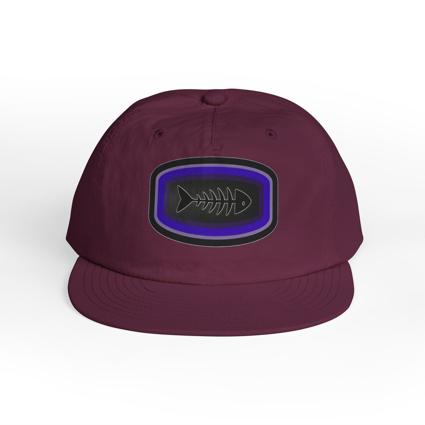 Surf Cap - Fish Skeleton Design