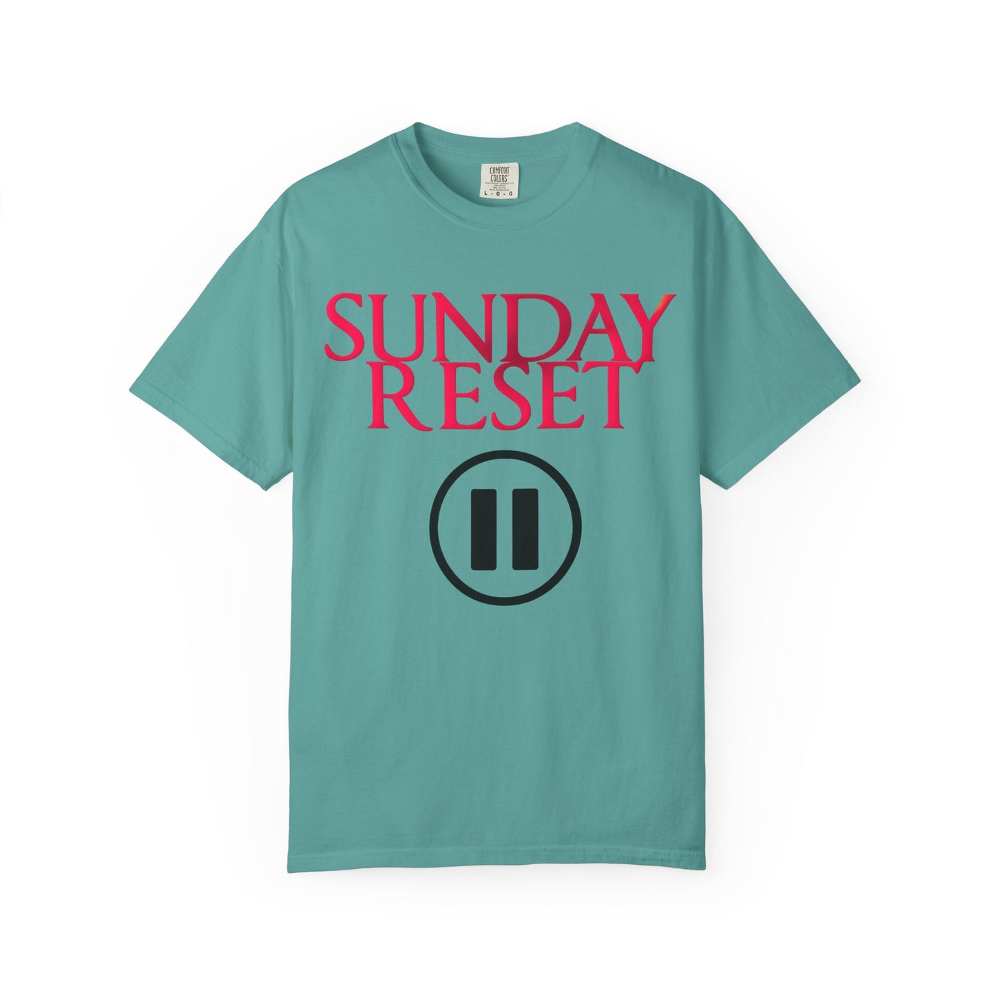 T-Shirt Sunday Reset Unisex Garment-Dyed