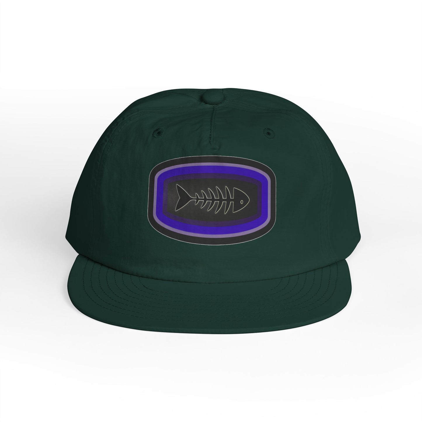 Surf Cap - Fish Skeleton Design