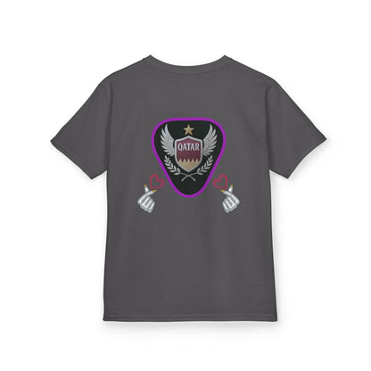 Kids' Fun Graphic Tee, Casual Kids T-Shirt, Cute Kids Top, Qatar Themed Shirt, Gift for Young Fans