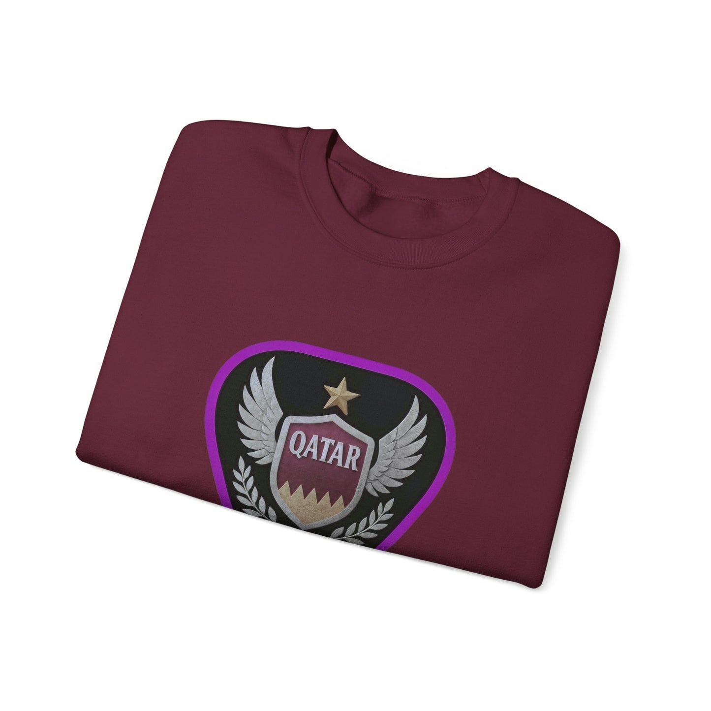 Qatar Pride Crewneck Sweatshirt, Unisex Casual Style, Perfect Gift for Sports Fans, Birthday or National Day Celebration, Cozy [...]