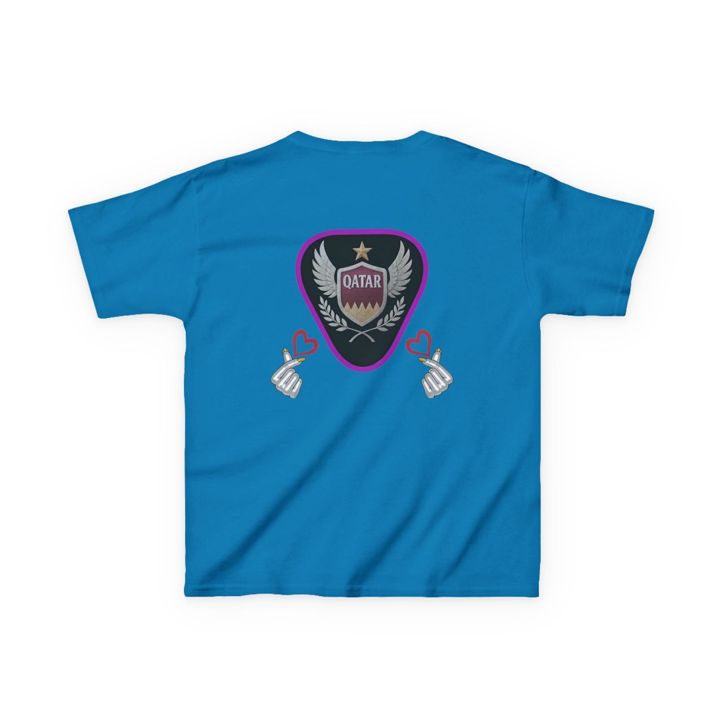 Kids' Fun Graphic Tee, Casual Kids T-Shirt, Cute Kids Top, Qatar Themed Shirt, Gift for Young Fans