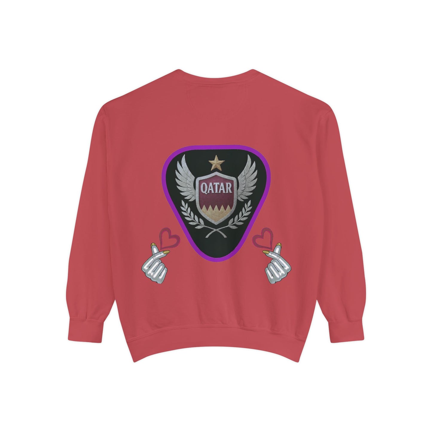 Qatar-Inspired Unisex Sweatshirt, Cozy Gift for Sports Fans, Stylish Casualwear, Travel Apparel, Souvenir from Qatar