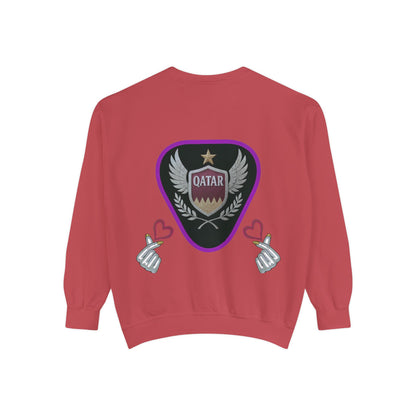Qatar-Inspired Unisex Sweatshirt, Cozy Gift for Sports Fans, Stylish Casualwear, Travel Apparel, Souvenir from Qatar