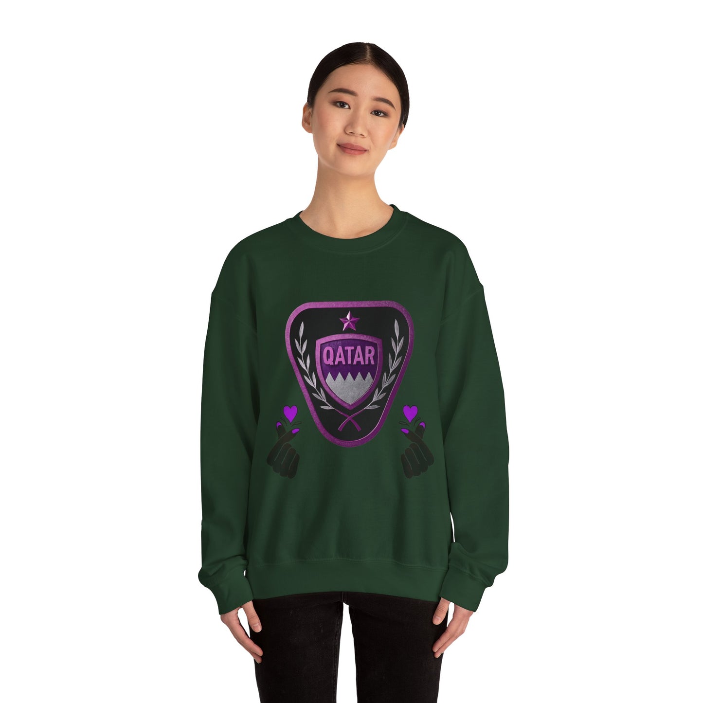 Unisex Sweatshirt qatra Love and Pride Design