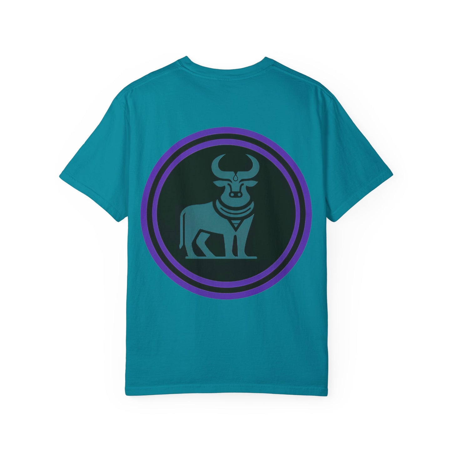 FISH BONE AND BULLS T-Shirt - Vintage Unisex Garment-Dyed Tee