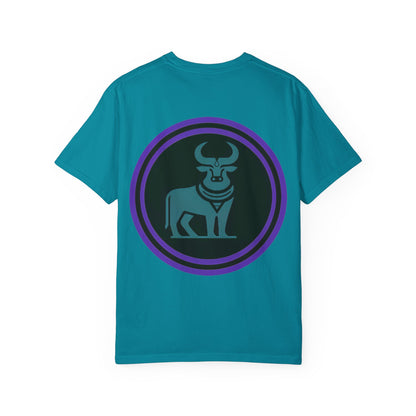 FISH BONE AND BULLS T-Shirt - Vintage Unisex Garment-Dyed Tee