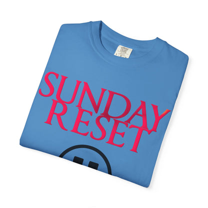 T-Shirt Sunday Reset Unisex Garment-Dyed