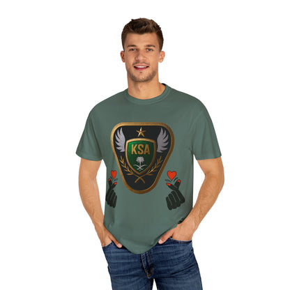 KSA Emblem Unisex T-Shirt, Casual Tee, Gift for Her/Him, Funny Shirt, Everyday Wear, Unique Graphic Top