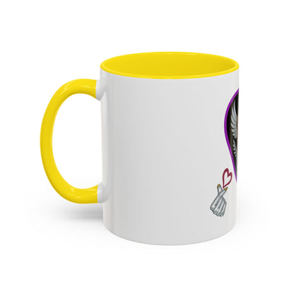 Qatar-Inspired Accent Coffee Mug, Unique Gift for Coffee Lovers, Personalized Mug for Friends, Stylish Office Cup, Perfect for Everyday Use