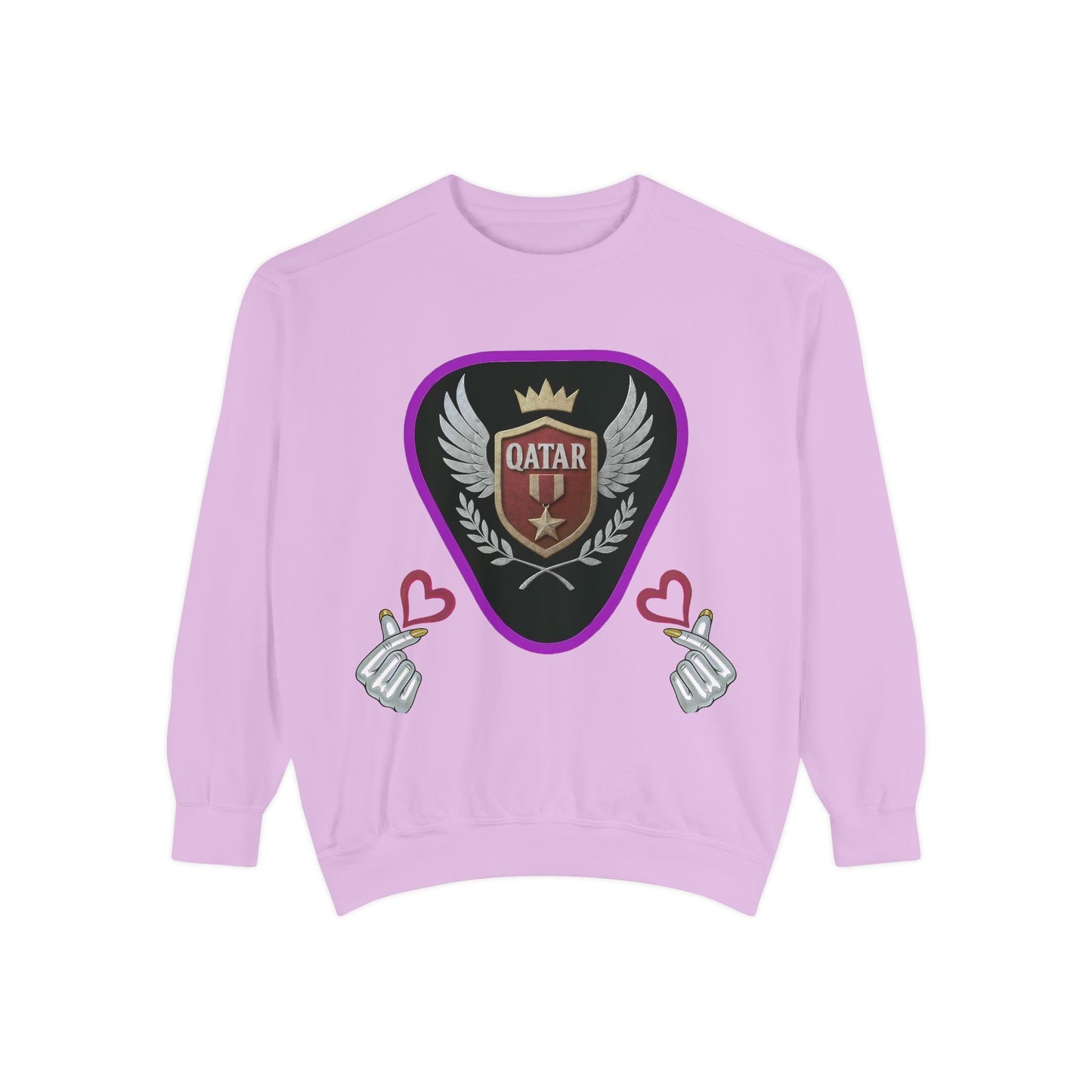 Qatar-Inspired Unisex Sweatshirt, Cozy Gift for Sports Fans, Stylish Casualwear, Travel Apparel, Souvenir from Qatar