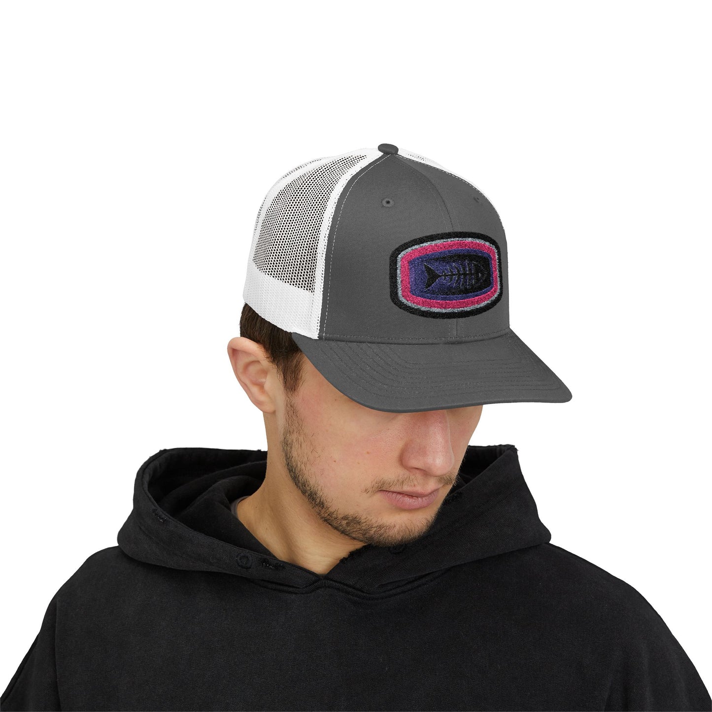 Fish Skeleton Trucker Cap