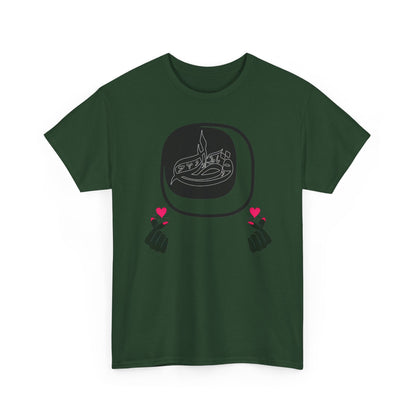 qatar pride tee,qatar love tee,qatar in heart tee