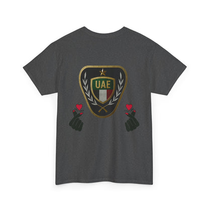 UAE Pride Unisex Heavy Cotton Tee, Pride T-Shirt, Abu Dhabi Gift, National Day Apparel, LGBTQ+ Support Tee, Casual Wear