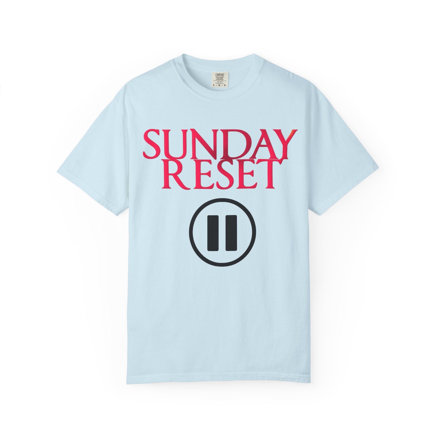 T-Shirt Sunday Reset Unisex Garment-Dyed