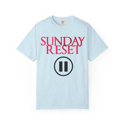 T-Shirt Sunday Reset Unisex Garment-Dyed