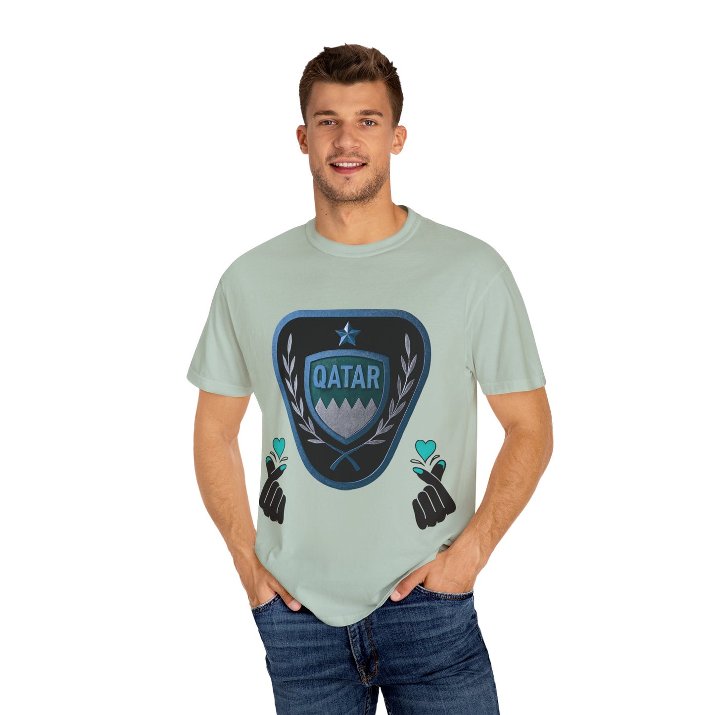 Qatar Pride Unisex T-Shirt, Casual Wear, Sports Event Shirt, Travel Souvenir, Gift for Fans