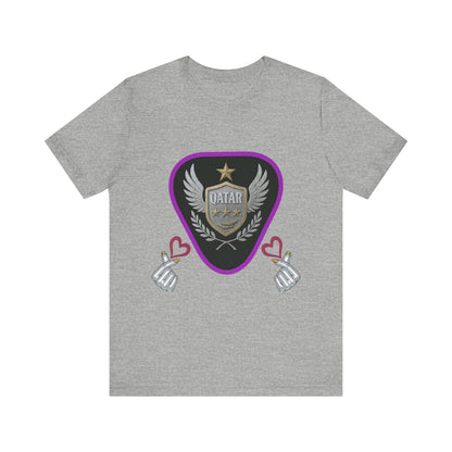 T-Shirt QATAR LOVE Unisex Jersey Short Sleeve Tee
