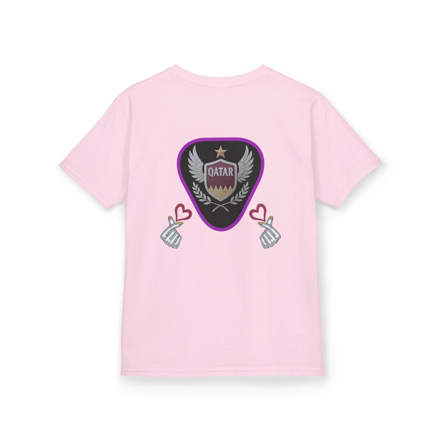 Kids' Fun Graphic Tee, Casual Kids T-Shirt, Cute Kids Top, Qatar Themed Shirt, Gift for Young Fans