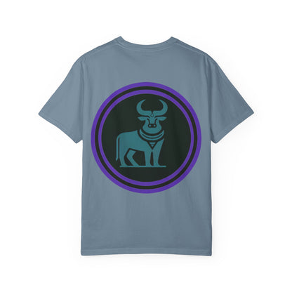 FISH BONE AND BULLS T-Shirt - Vintage Unisex Garment-Dyed Tee