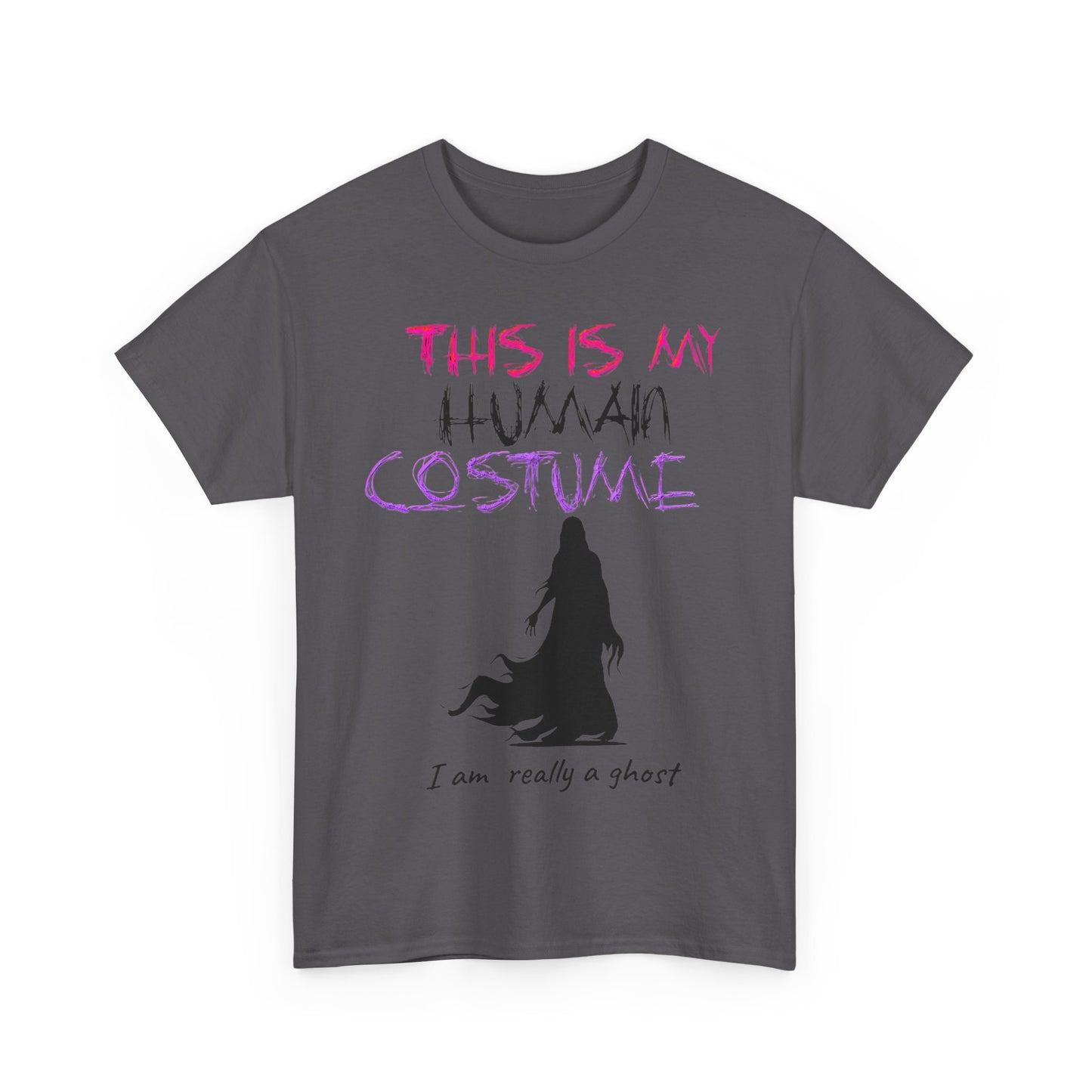 Cotton Tee - 'THIS IS MY HUMAN COSTUME'