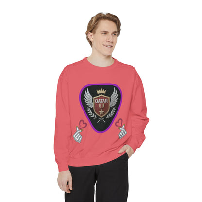 Qatar-Inspired Unisex Sweatshirt, Cozy Gift for Sports Fans, Stylish Casualwear, Travel Apparel, Souvenir from Qatar