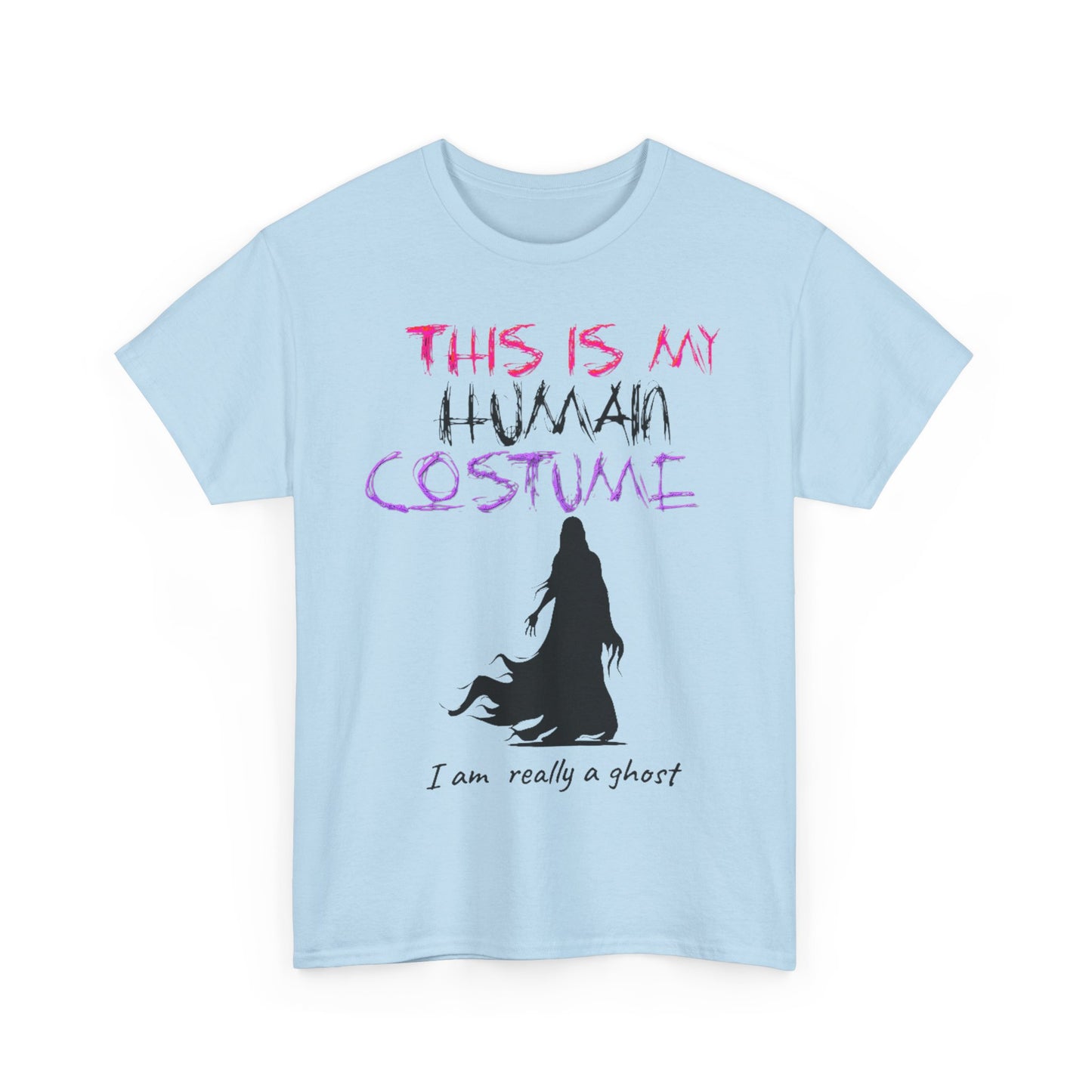 Cotton Tee - 'THIS IS MY HUMAN COSTUME'