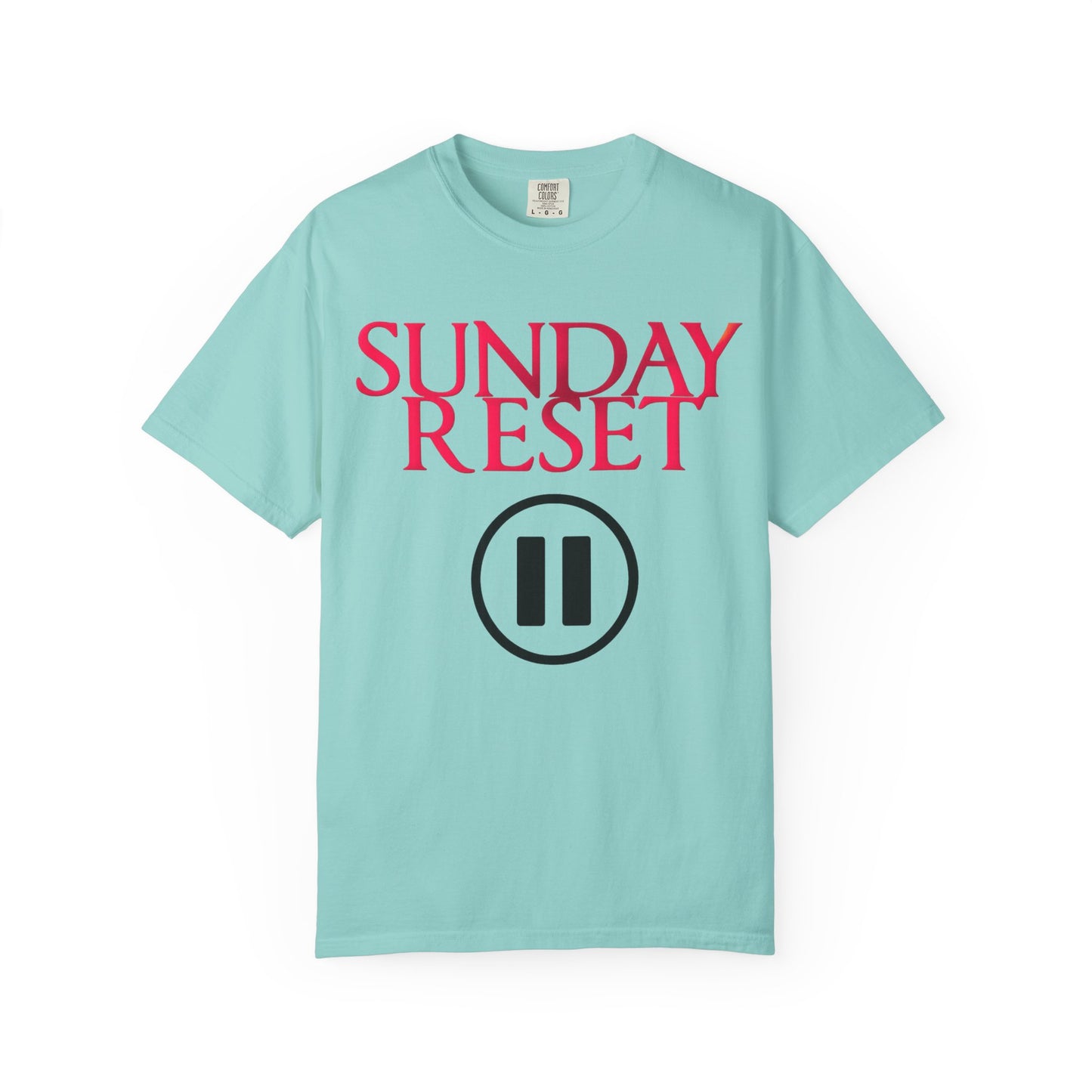 T-Shirt Sunday Reset Unisex Garment-Dyed