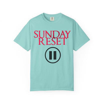 T-Shirt Sunday Reset Unisex Garment-Dyed